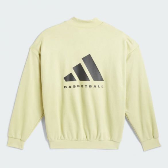 Свитшот Adidas Basketball Sueded Crew Sweatshirt  IN7697_image_4