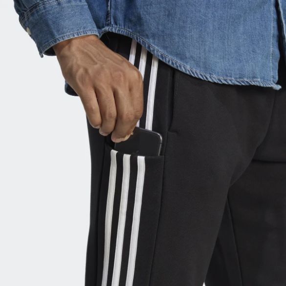Брюки Adidas Essentials French Terry Tapered Cuff 3-Stripes HA4337_image_4