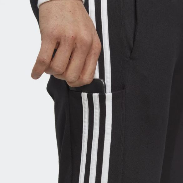 Джоггери Adidas Essentials Single Jersey Tapered Open Hem 3-Stripes IC0044_image_5