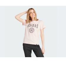 Футболка жіноча Adidas Pink Collegiate Graphic Tee IZ1158