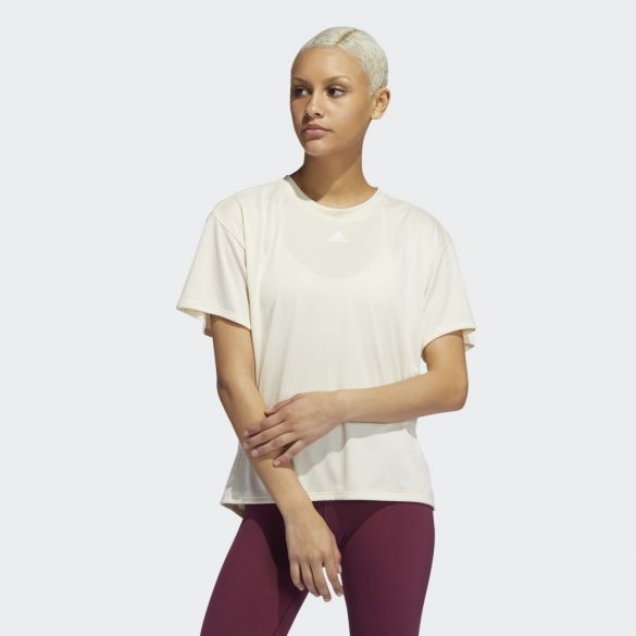 Жіноча футболка Adidas Aeroready 3-Stripes H51186_image_1