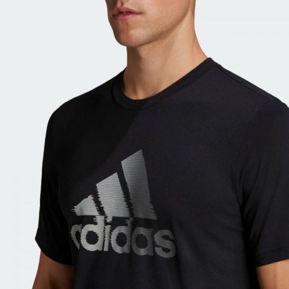 Футболка Adidas Aeroready Designed To Move Sport Logo Tee Black Hf7212_image_4