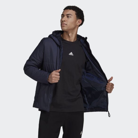 Утепленная куртка с капюшоном Adidas BSC 3-Stripes Sportswear HG6270_image_1