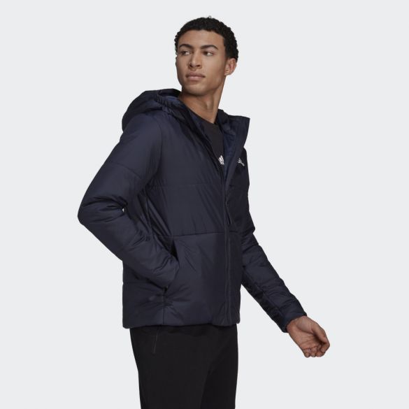 Утепленная куртка с капюшоном Adidas BSC 3-Stripes Sportswear HG6270_image_4