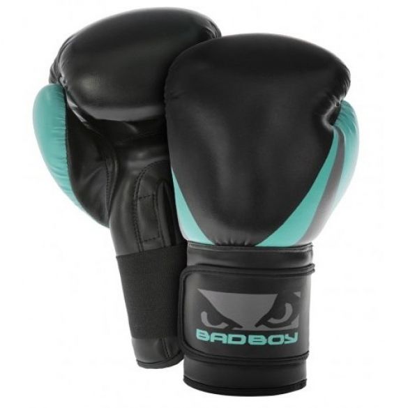 Боксерские перчатки женские Bad Boy Training Series 2.0 Black/Green_image_1