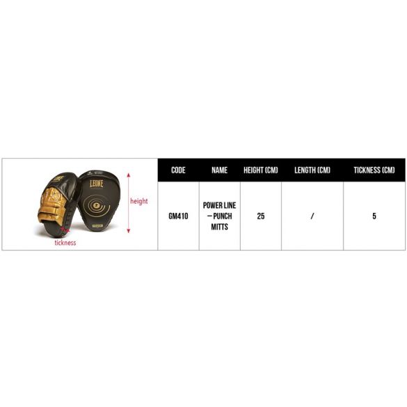 Лапы боксерские Leone Power Line Black 500103 500103_image_6