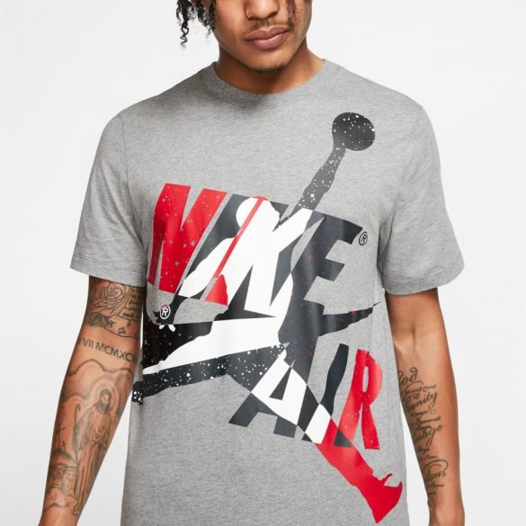 Мужская футболка Nike Ss Ctn Jm Classics Hbr Crew CT6751-091_image_3