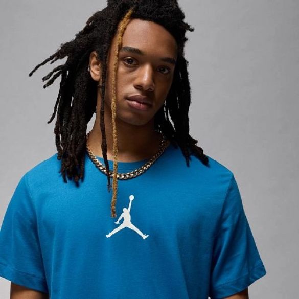 Чоловіча футболки з написами Jordan M J Jumpman Df Ss Crew CW5190-457_image_3