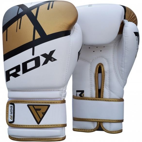 Боксерские перчатки RDX Rex Leather Gold 10122_image_1
