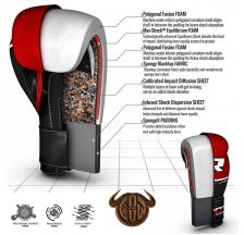 Боксерські рукавички RDX Quad Kore Red 10123