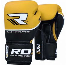 Боксерські рукавички RDX Quad Kore Yellow 10126