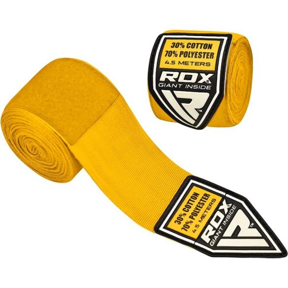 Бинты боксерские RDX Fibra Yellow 10406_image_2