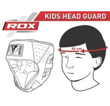 Боксерский шлем детский RDX Blue 10510