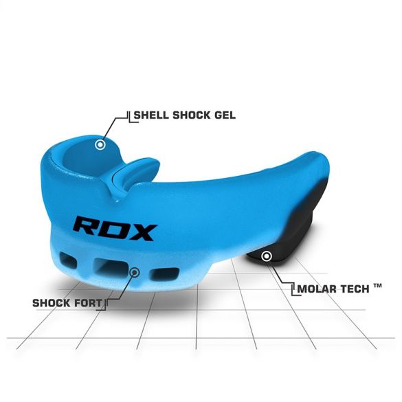 Капа боксерська RDX GEL 3D Elite Blue 10608_image_3