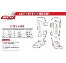 Накладки на ноги, захист гомілки RDX Leather 10808