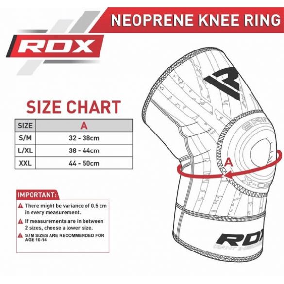 Наколенник спортивный неопреновый RDX Ne 10908w  (1 шт) 10908_image_3