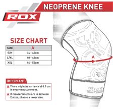 Наколенник спортивний неопреновий RDX (1 шт) 10912