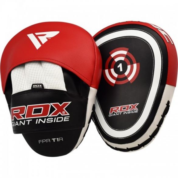 Лапы боксерские RDX Gel Focus Red 11001_image_1