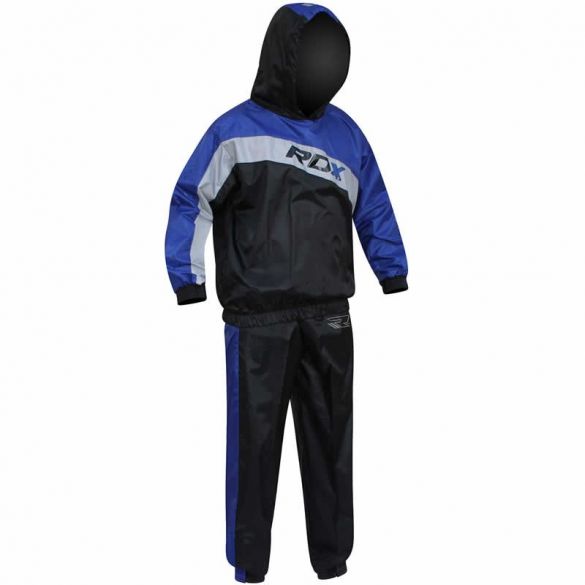Костюм для схуднення з капюшоном RDX Blue 11204_image_4