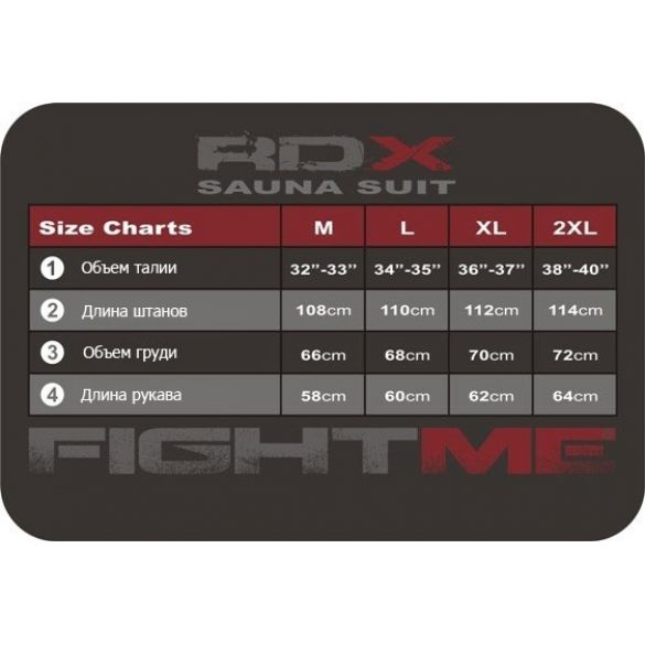 Костюм для схуднення з капюшоном RDX Blue 11204_image_8