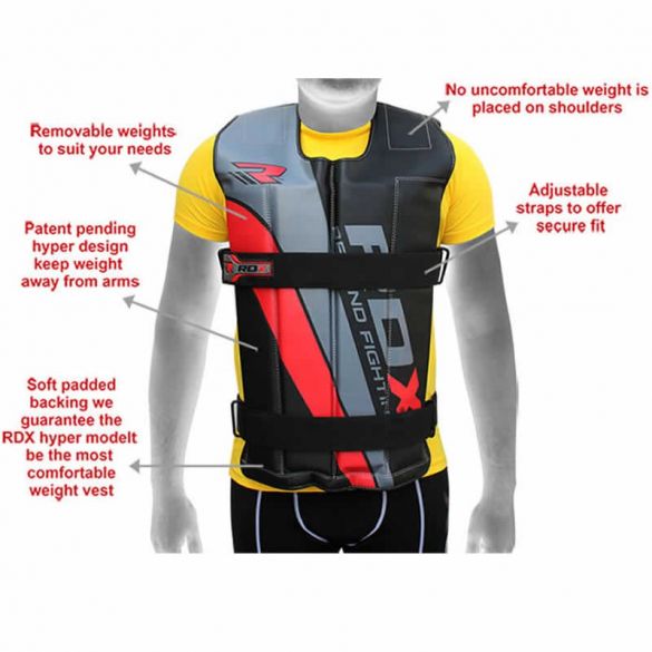 Жилет утяжелітельную RDX Red 20302_image_6