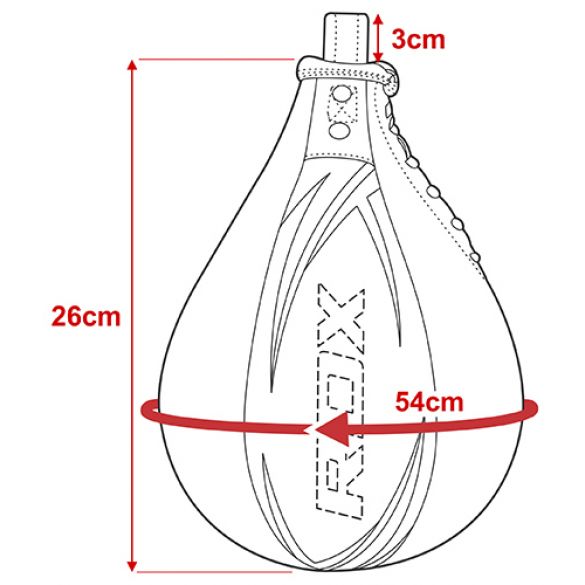 Пневмогруша боксерская RDX Simple White 30306_image_2
