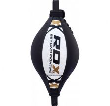 Боксерська груша на розтяжці RDX White New з гумовим джгутом 30314