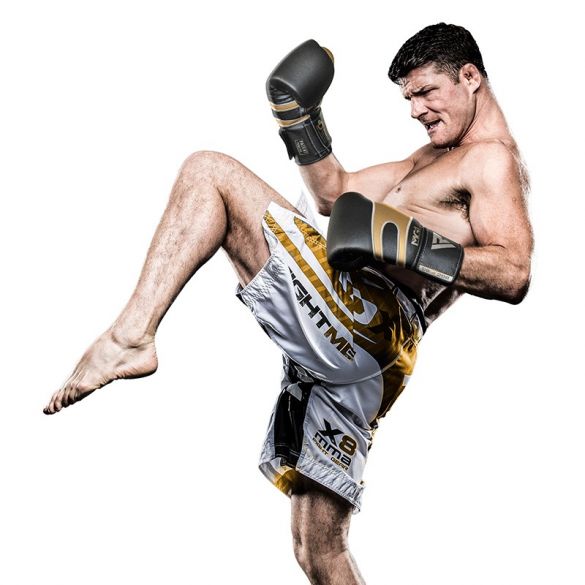 Боксерские перчатки RDX Leather Black Gold 40249_image_3