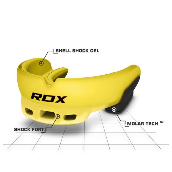 Капа боксерская RDX GEL 3D Elite Yellow 40254_image_11