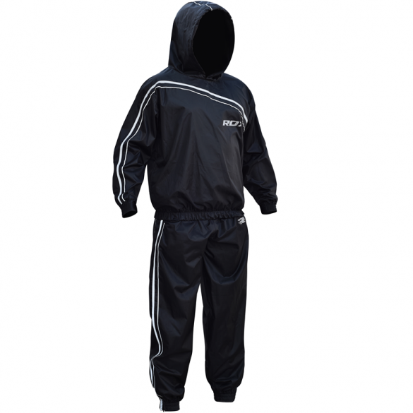 Костюм для похудения с капюшоном RDX Black 40255_image_5