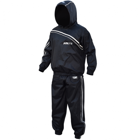 Костюм для похудения с капюшоном RDX Black 40255_image_7