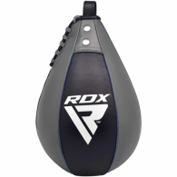 Пневмогруша боксерская RDX Leather Pro Blue без крепления 40263