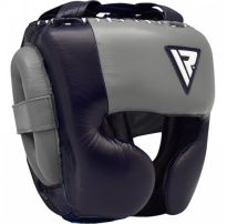 Боксерский шлем RDX Leather Pro Blue 40264_image_4