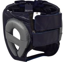 Боксерский шлем RDX Leather Pro Blue 40264