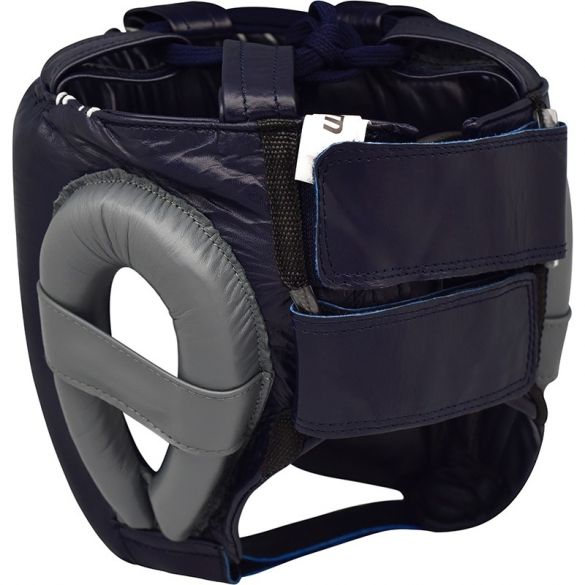 Боксерский шлем RDX Leather Pro Blue 40264_image_4