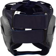 Боксерский шлем RDX Leather Pro Blue 40264
