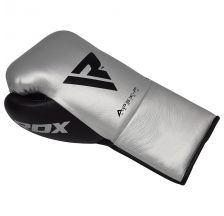 Боксерські рукавички RDX Leather Pro A3 Silver 40266