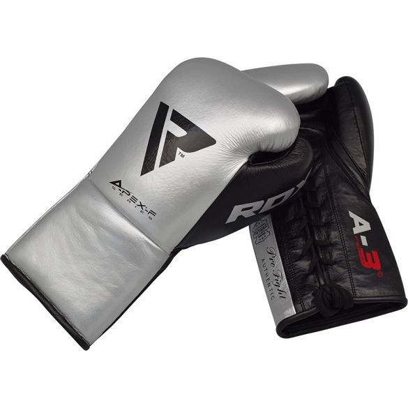Боксерские перчатки RDX Leather Pro A3 Silver 40266_image_4