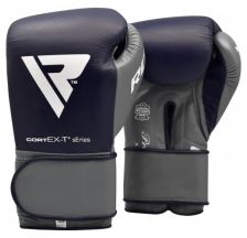 Боксерські рукавички RDX Leather Pro C4 Blue 40267