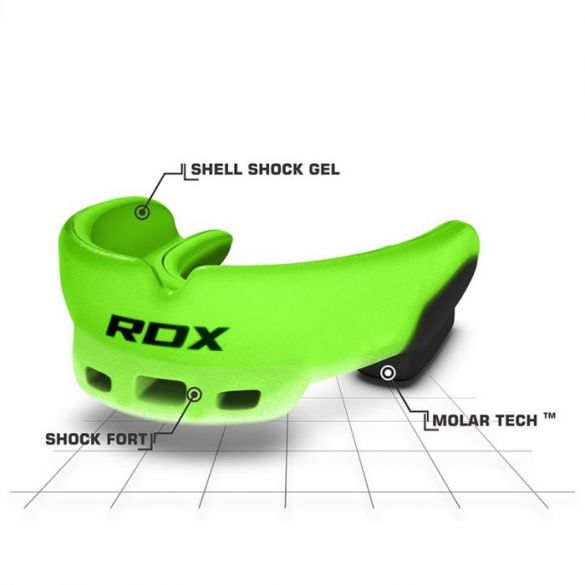Капа боксерская RDX GEL 3D Elite Green 40269_image_6