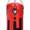 Боксерський мішок RDX Leather Black / Red 40276_image_4