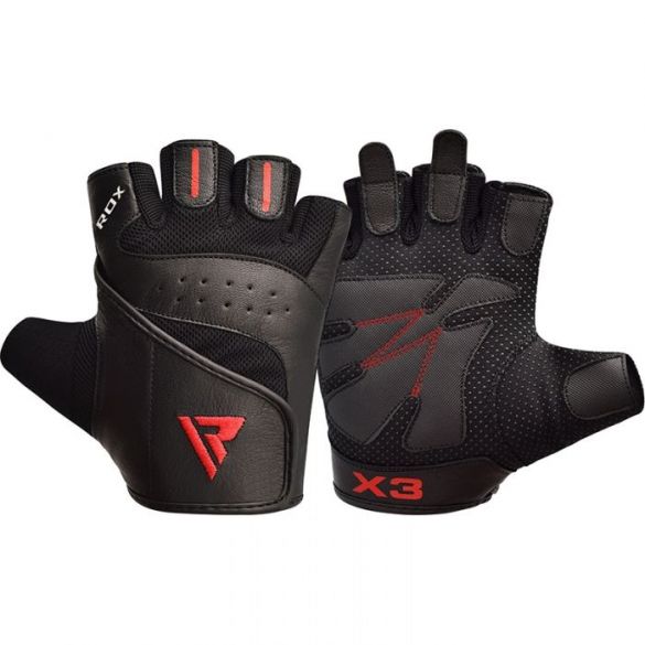 Перчатки для фитнеса RDX S2 Leather Black 40277_image_8