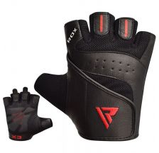 Рукавички для фітнесу RDX S2 Leather Black 40277