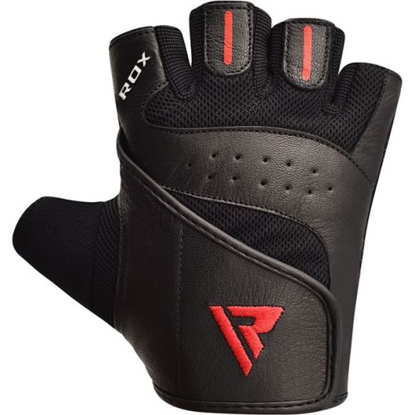 Перчатки для фитнеса RDX S2 Leather Black 40277_image_3