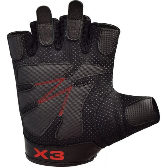 Перчатки для фитнеса RDX S2 Leather Black 40277_image_4