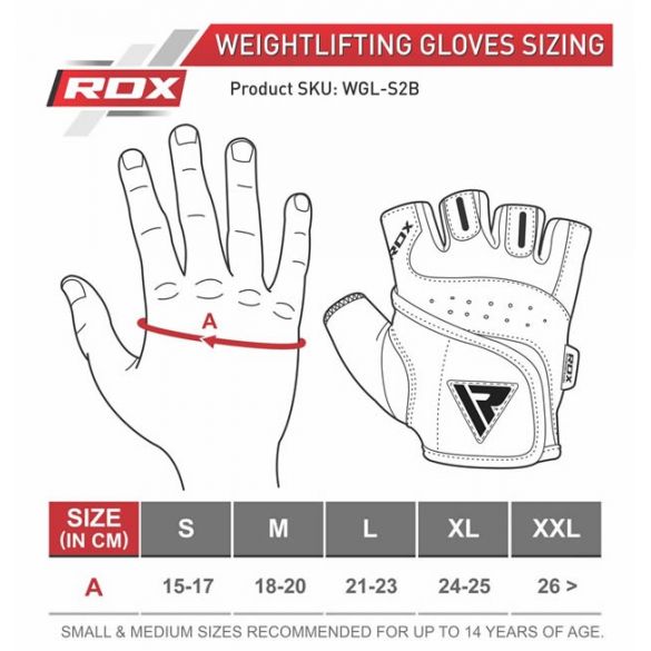 Перчатки для фитнеса RDX S2 Leather Black 40277_image_9