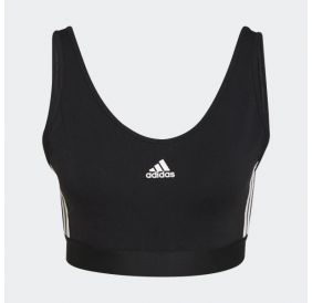 Кроп-топ со съёмными чашечками Adidas Essentials 3-Stripes GS1343