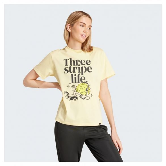 Футболка жіноча Adidas Positivity Graphic Yellow IX6454_image_3