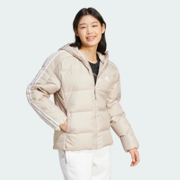 Пуховик Adidas Essentials 3-Stripes Mid Down Hooded IX8924_image_5
