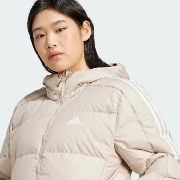 Пуховик Adidas Essentials 3-Stripes Mid Down Hooded IX8924_image_3